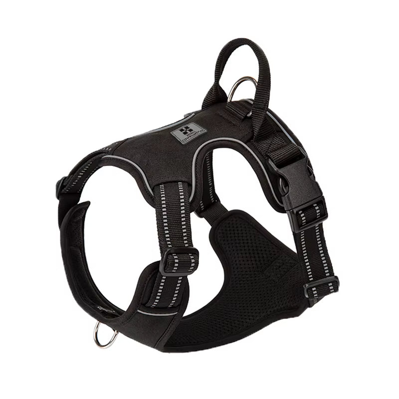 "Superhero Dog Harness: No Pull, Just Fun! For Pooches of All Sizes Who Love Outdoor Adventures!"