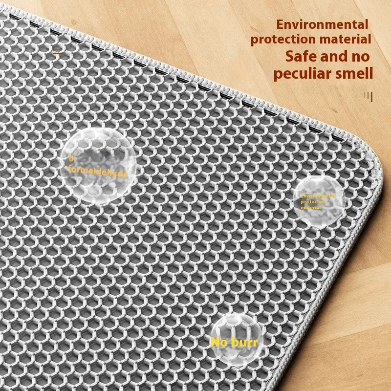 Ultimate Extra Large Cat Litter Mat - Heavy Duty, Waterproof, Non-Slip, Washable Floor Protector & Sand Stopper
